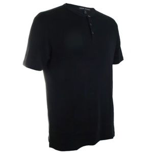 Kenneth Cole Quarter Button Up T-Shirt Size L